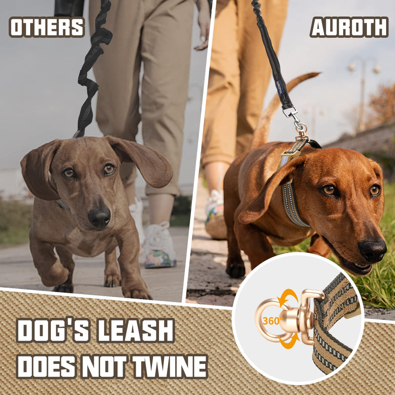 Auroth Tactical Dog Harness with 6 FT Heavy Duty Dog Leash and Reflective Dog Collar for Medium Large Dogs - PawsPlanet Australia
