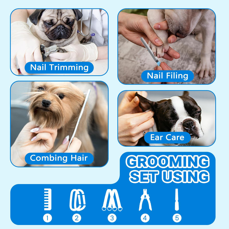 Supet Dog Grooming Hammock for Large Dogs, Dog Hanging Harness for Nail Trimming Doorframe, Pet Holder Restraint for Clipping Nails, Pet Hoist Sling for Cutting Nails at Home (Grey L) L（ Legs Spacing：10.2"-18.0" / Max W：60LBS） Grey