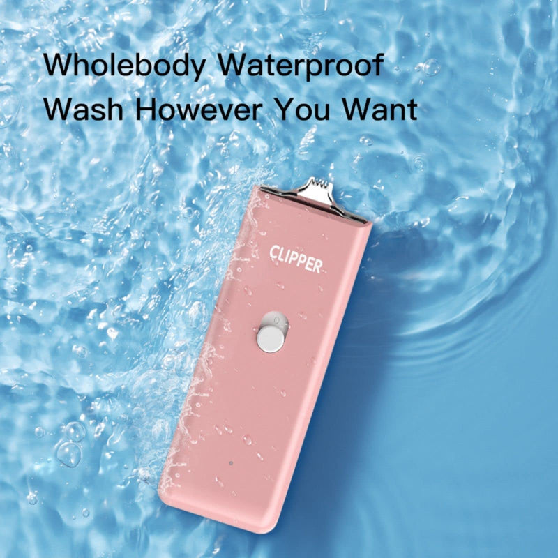 Dog Cat Home Hair Waterproof Clipper Portable Electric USB Rechargeable Pet Grooming Tools Low Noise Shaver Cordless Trimmer for Small and Large Pets Pink-2