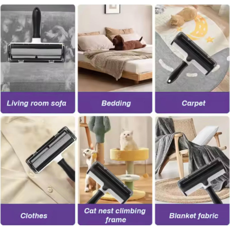 Home and Pet Lint Roller for Dog and Cat Hair Removal for Couches, Rugs, Pet Beds, Carpet - Surface Removal Tool for Fur, Lint, and Debris - PawsPlanet Australia