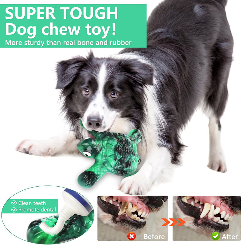 Dog Toys for Aggressive Chewers Indestructible Dog Toys for Large Dogs - Tough Dog Chew Toys for Medium/Large Dog Breed, Real Bacon, Nylon Bones Toy to Keep Them Busy - PawsPlanet Australia