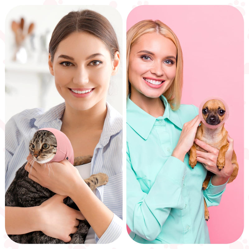 2Pcs Quiet Ears for Dogs, Hood for Dogs, Dog Ear Cover Hoodies, Dog Calming Aid for Anxiety Relief, Original Calming Band for Dogs & Cats, Pet Grooming & Force Drying - PawsPlanet Australia