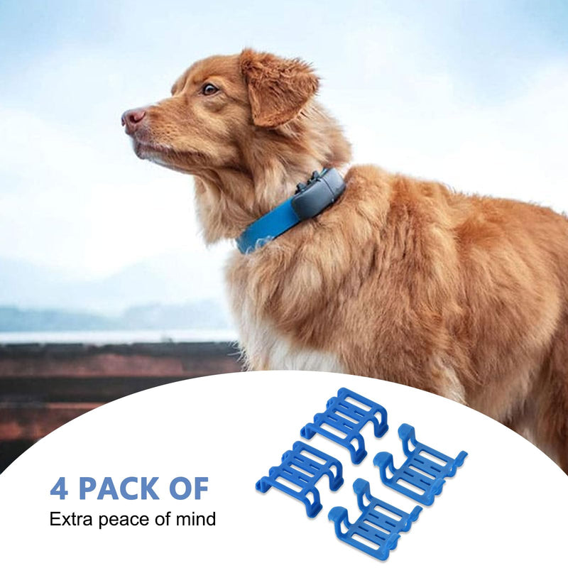 Dog GPS Tracker Rubber Clip Compatible with Tractive GPS Dog Location Activity Tracker Replacement Rubber Attachment Clips - Pack of 4 - PawsPlanet Australia