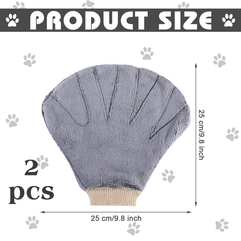 2 Pcs Sugar Glider Bonding Mitt, Calming Sleeping Glove, Bite Proof Animal Handling Gloves, Hedgehog Accessories Calming Glove for Train Your Sugar Glider Small Animals Hamster Rats Pet (Gray) Gray - PawsPlanet Australia