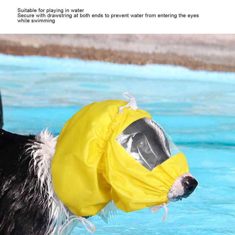Fockety Dog Shower Cap, 3pcs Waterproof Adjustable Ear Covers Dog Ear Protection Bathing Cap Dog Ear Covers for Pet Grooming Rain Swimming Protection