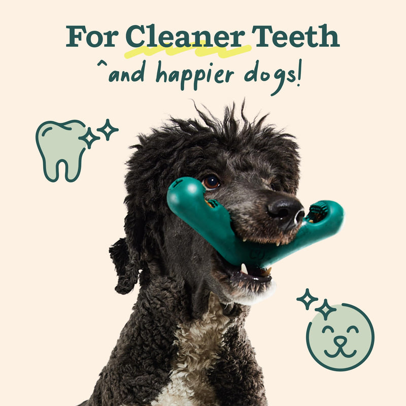 WOOF - Bite n' Brush Refills Treats for the Dog Toothbrush Toy - Scrub Plaque and Tartar from Your Dog's Teeth and Mouth - Dog Dental Sticks - 36 Refills - Chicken - 2 Pack 2 Pack Chicken - PawsPlanet Australia