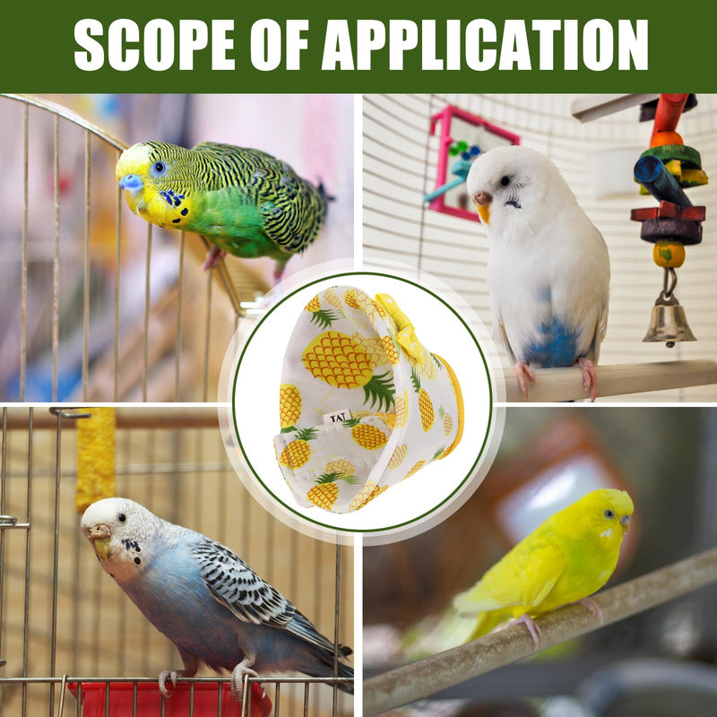 SUPVOX Bird Recovery Collar Bird Elizabethan Collar Neck Rings Wound Protector Cone Collar for Parrot Budgies Parakeet Cockatiels Yellow - PawsPlanet Australia