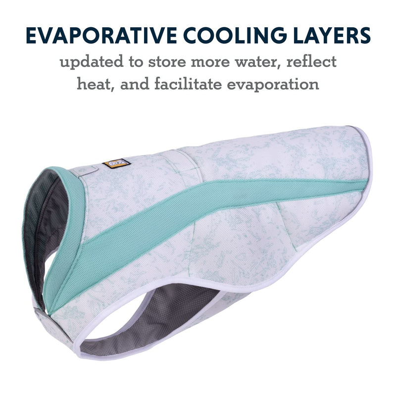 Ruffwear, Swamp Cooler Dog Vest, Evaporative Cooling for Hot Weather, Compatible with Most Harnesses, Sage Green, Small - PawsPlanet Australia