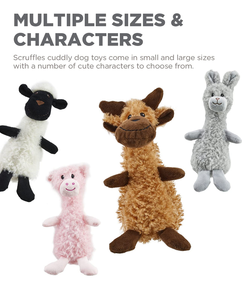Charming Pet Plush Dog Toys Scruffles Small Moose - PawsPlanet Australia