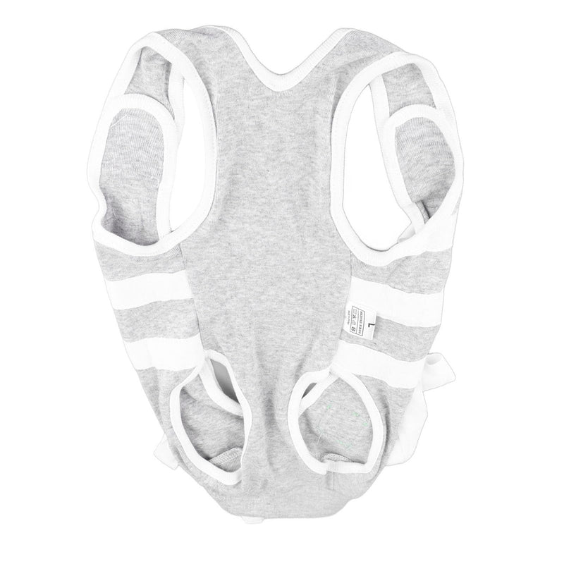 Cat recovery suit made of soft cotton, anti-licking for post-operative comfort in cats and kittens, 1 pack