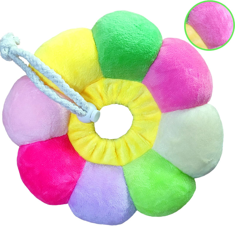 Rabbit Cat Cone Collar Soft,Adjustable Cat Recovery Wound Healing Accessory,Cats Cones to Stop Licking,for Chinchilla,Guinea Pigs,Bunny,Kitten Donuts Collar After Surgery(X-Small) X-Small