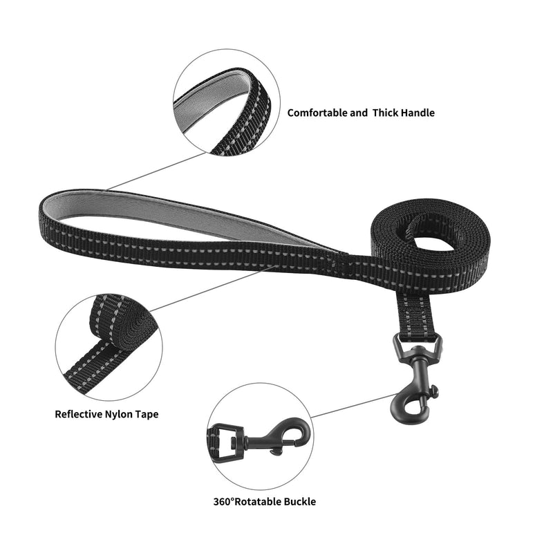 Dog Harness and Leash Set, No Pull Soft Mesh Puppy Harness for Small Medium Dogs, Cats - Step in Adjustable Reflective Pet Harness with Buckle and Double D-Rings - Black, XS XS(Chest: 13.5"-15") - PawsPlanet Australia