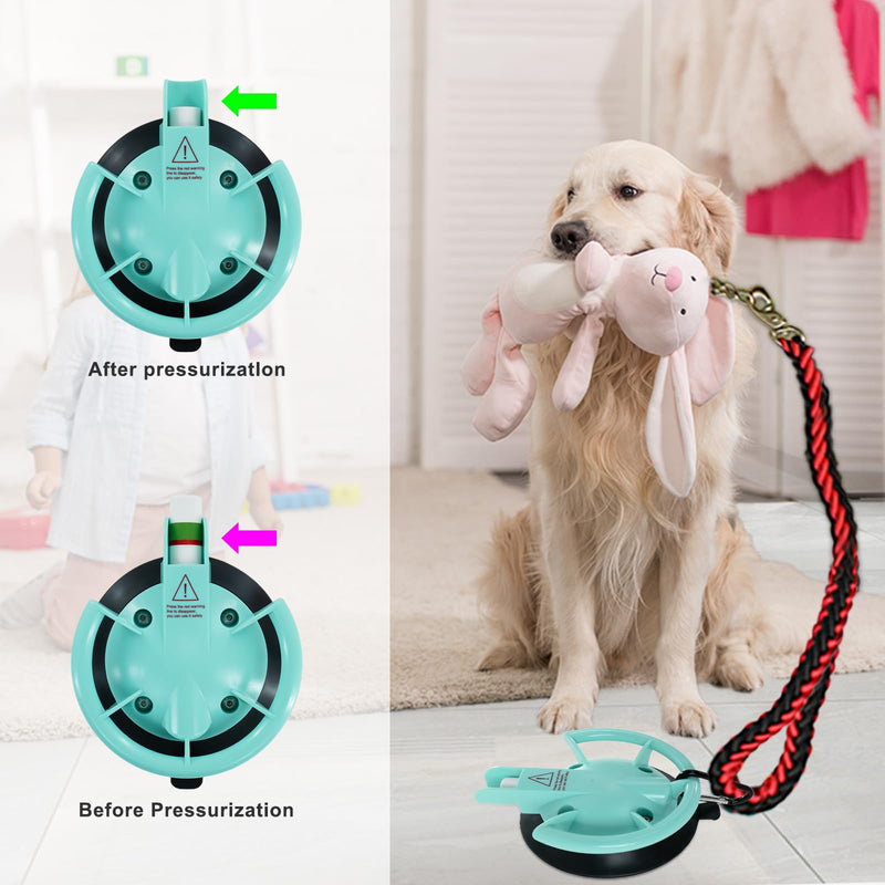 DOCXCDO Heavy Duty Dog Bathing Suction Cups within 100LBS,Portable Dog Grooming Tub Suction Cup,Strong Pet Bath Holder(No Leash) for Shower,Grooming,Blowing,Bathing,Trimming BLUE