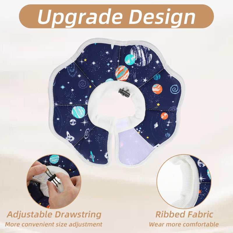 Cat Cone Collar Soft, Adjustable Cat Recovery Collar Comfortable Cats Cones to Stop Licking for Small Kittens and Puppies(Small)