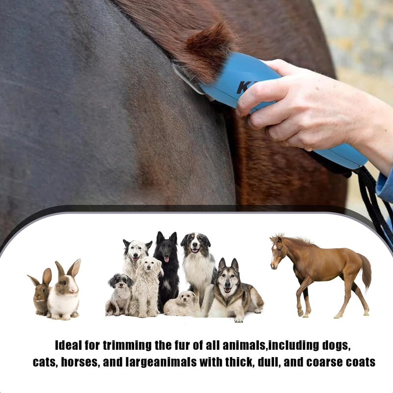 2PCS 30W Wide Blades for Dog Grooming Blades Compatible with Andis,Oster A5,Wahl km10 Dog Clippers,Size-#30W, 1/50 Inch Cut Length (0.5mm) (2pcs #30W) 2pcs #30W(0.5mm) - PawsPlanet Australia
