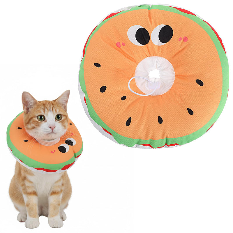 Cat Cone Collar Adjustable Soft Cat Cone to Stop Licking Scratching Comfy Elizabethan Collars Cute Lightweight Comfortable Donut Collar for Small Dogs Cats Kitten After Surgery