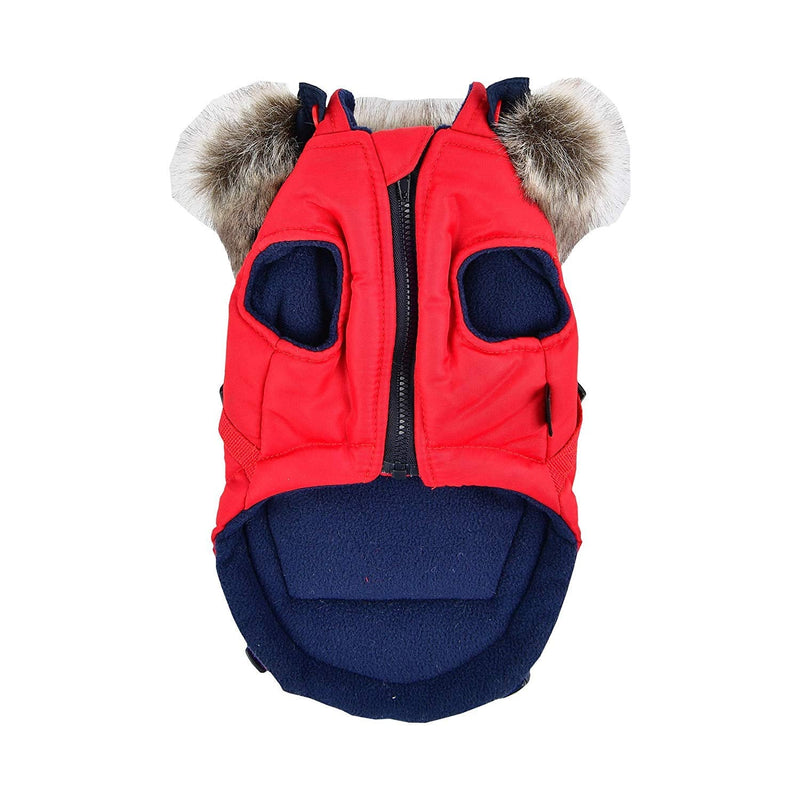 Puppia Orson Dog Coat - Red - M Medium 1