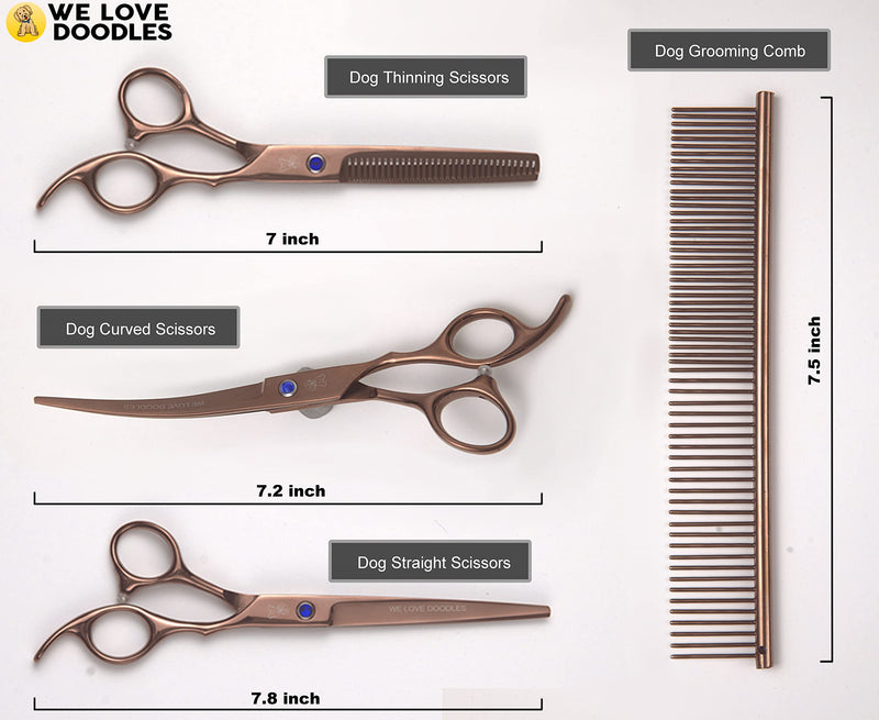 We Love Doodles Dog Shampoo & Dog Grooming Scissors Kit - Perfect for At-Home Dog Groomers - PawsPlanet Australia