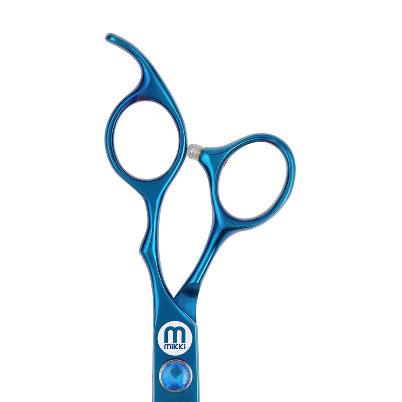 Mikki Doodle, Dog, Puppy Chunker Finishing Scissors Shears, Sharp & Durable Semi-Convex Blade, Blunted Safety Tips, Adjustable Tension Screw for Control and Precision, 17.8cm (7”) - PawsPlanet Australia