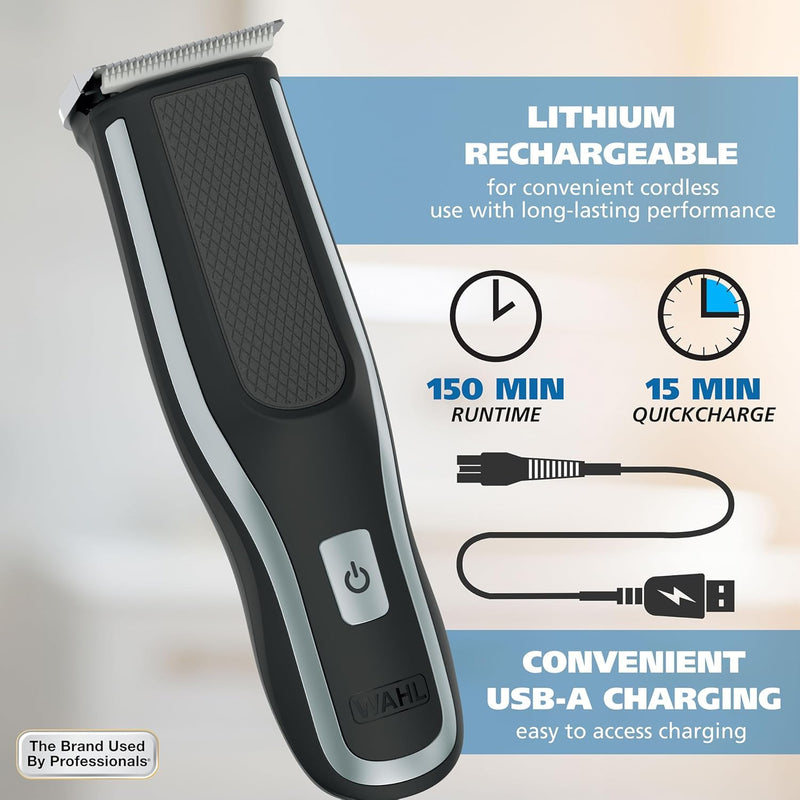 Wahl Clipper Self-Haircut Pro Lithium Ion Cordless Hair Clippers, Easy to Use Self Haircutting Kit Designed for DIY Haircuts – Model 3026122 Self Haircut Pro Cordless