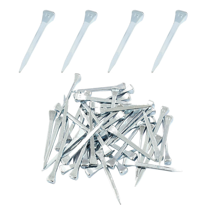 50 Pcs E3 Horseshoe Nails,45mm/1.77 inch Length Steel Horseshoe Nails Tools,Low-Carbon Steel Horse Hoof Nails for Horse Training Equestrian Sports - PawsPlanet Australia