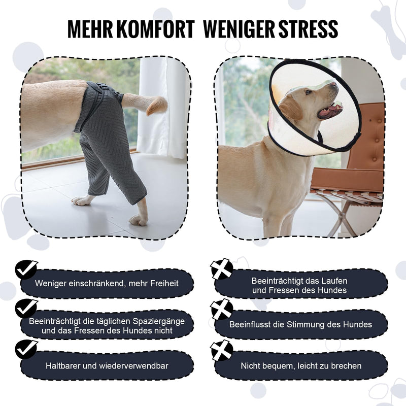 Arblina Dog Bodysuit After Surgery, Dog Bodysuit for Rear Legs, Post-Operative Recovery Suit for Male & Female Dogs, Leak Protection Dog for Small/Medium/Large Dogs XL
