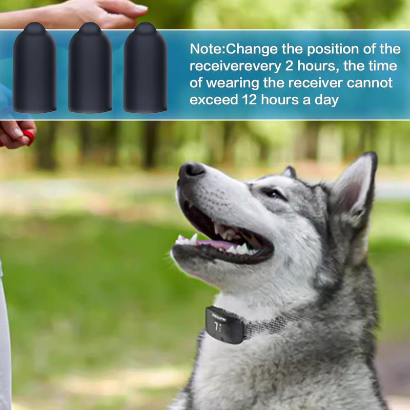 Shock Collar Rubber Tips for Dog,24 Pieces Column Conductive Rubber Sleeve Prong Collar Cover Training Collar Replacement Parts for Dog Shock Collar Prongs or Anti Bark Collars (13 mm) 13mm - PawsPlanet Australia