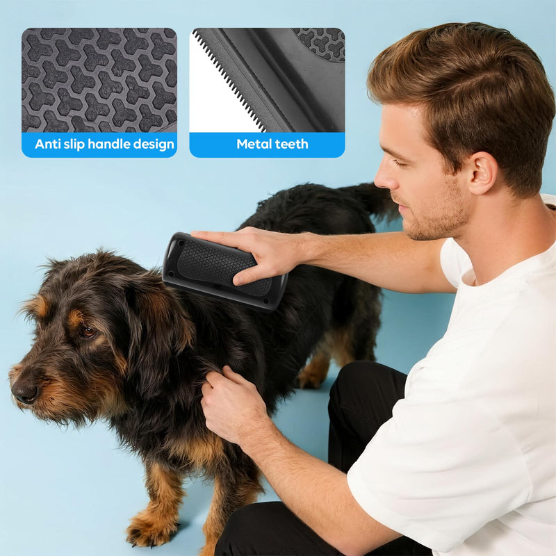 Deshedding Dog Brush, Groompro Deshedding Brush for Dogs, Cats, Rabbits, Horses, Ergonomic Pet Grooming Tool for Remove Short and Long Hair - PawsPlanet Australia