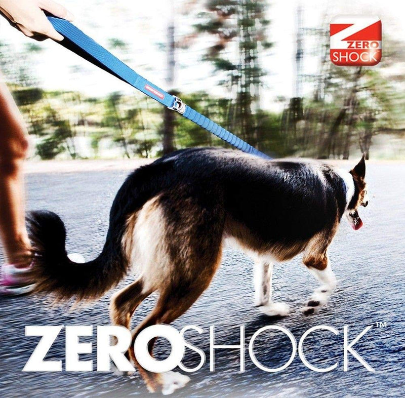 EZYDOG Zero Shock Dog Lead | Zero Shock Technology, For Small, Medium, Large Dogs, Soft Padded Handle, Traffic Control, 1.2m (Purple)