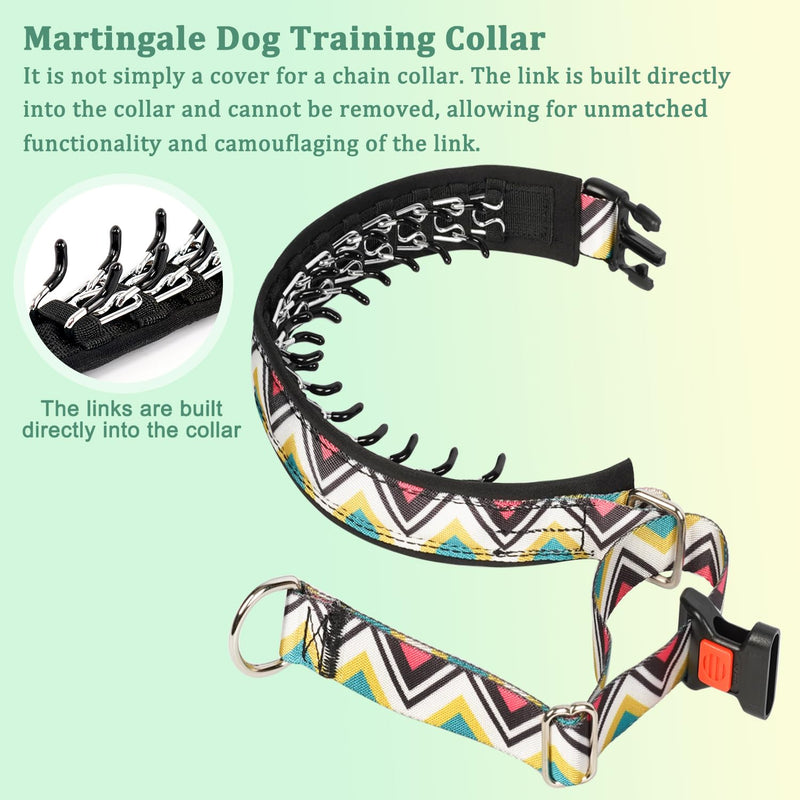 Mayerzon Dog No Pull Collar, Vintage Slip Prong Collar for Large Medium Small Dogs, Personalized Dog Pinch Collar with Quick Release Buckle for Walking Training Festival Large,2.5mm,25-Inch,18.5-23.5"Neck - PawsPlanet Australia