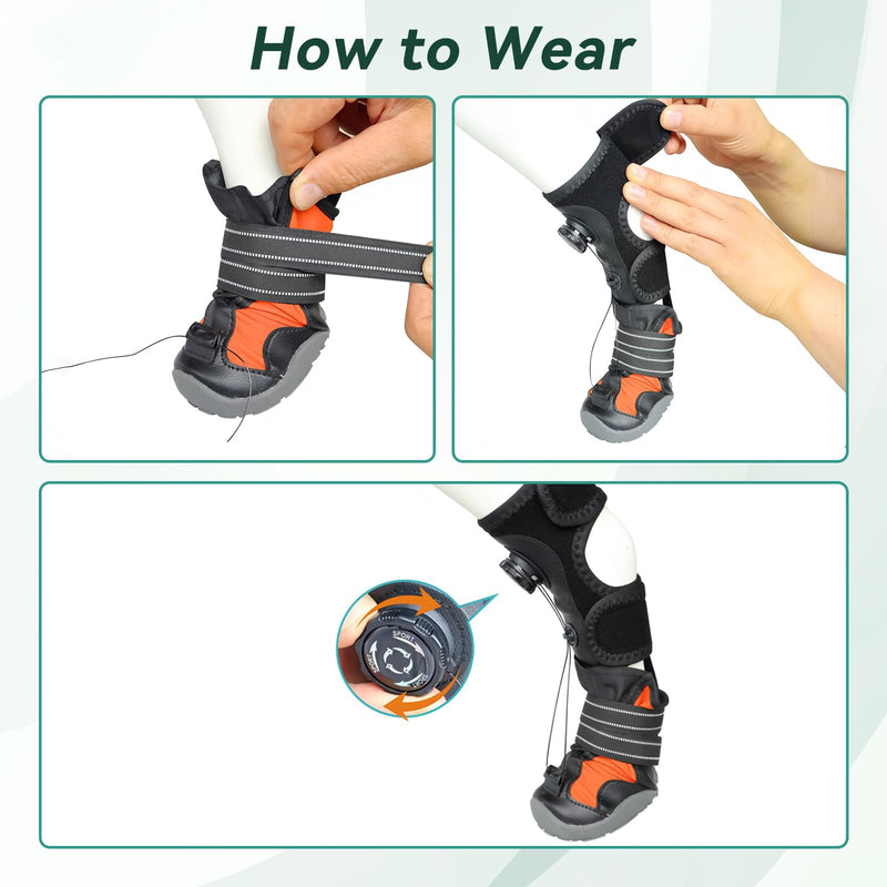 Correction Aid for Dogs Joints Shoes Orthosis Foot Lifter for Dogs Corrective Walking Aid for Foot Problems Secure Toe Lifter Improves Gait & Running L gray