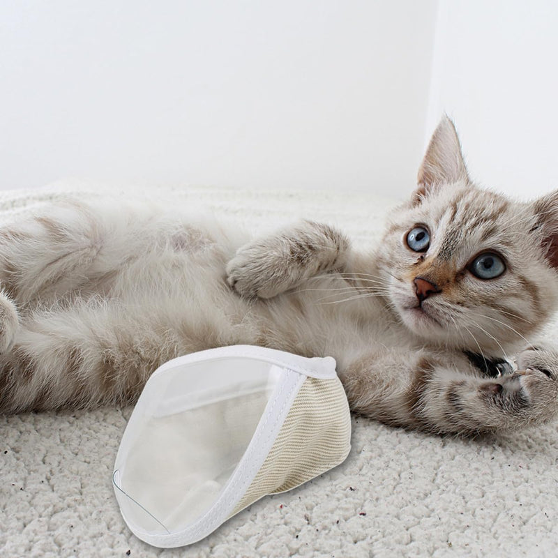 Artibetter polyester cat muzzle with secure leg protection and user-friendly design for home use with house cats and kittens