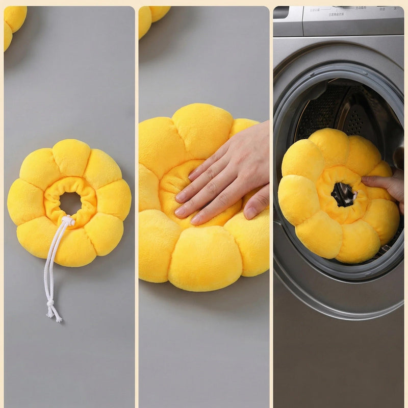 Cute Sunflower Cat Cone Collar, Soft & Comfortable Adjustable Cat Collar for Recovery, Protective Pet Cones to Stop Licking Wounds, for Cats, Small Dogs, Rabbits and Other Pets