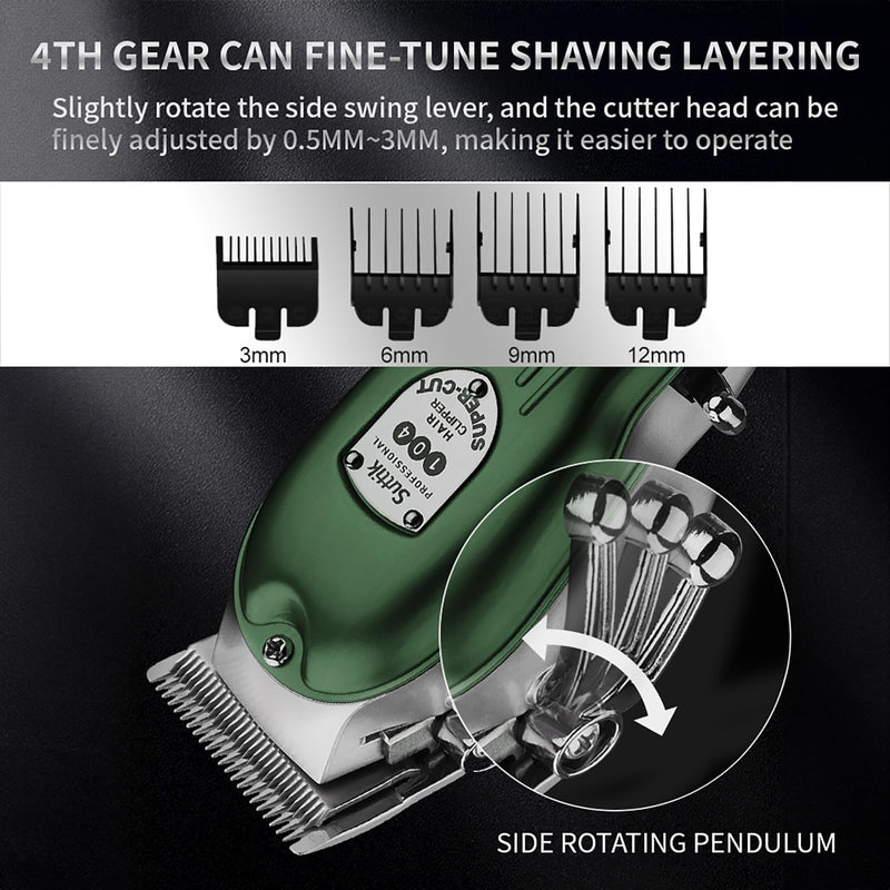 Dog Clippers for Grooming Pets Trimmer Low Noise Rechargeable Cordless Pet Shaver high-power with Stainless Steel Blade for Dogs and Cats - PawsPlanet Australia