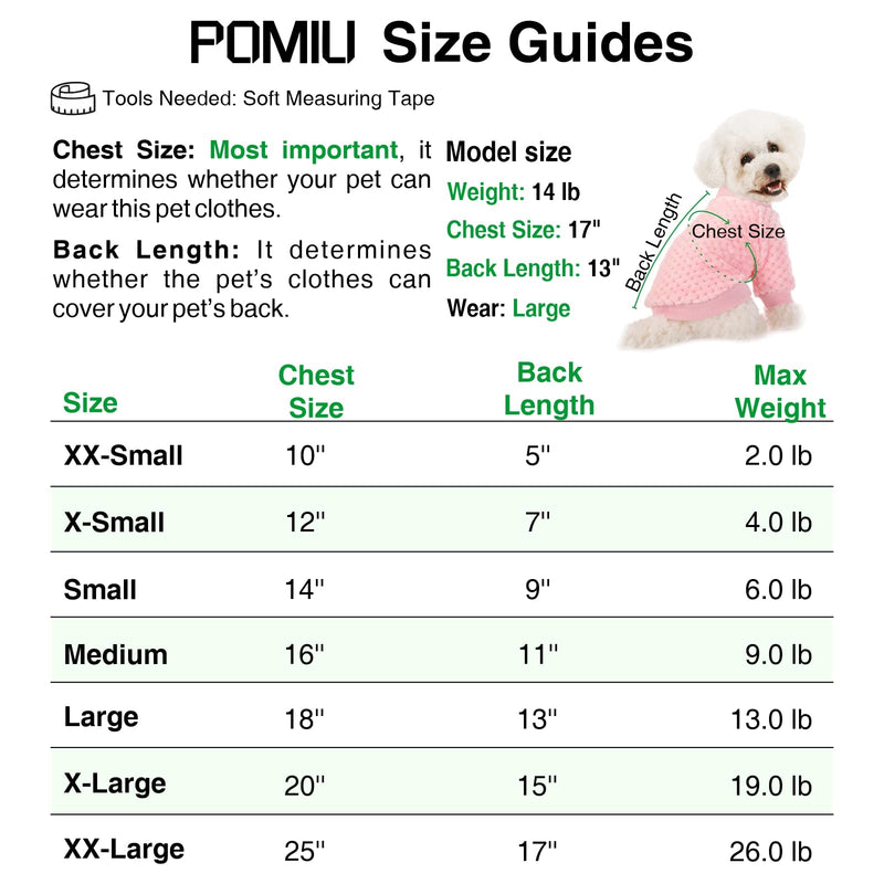 Dog Sweater, 3 Pack Dog Sweaters for Small Medium Dogs or Cat, Warm Soft Flannel Pet Clothes for Dogs Girl or Boy, Dog Shirt Coat Jacket (Medium, Pink+Purple+Light Green) - PawsPlanet Australia