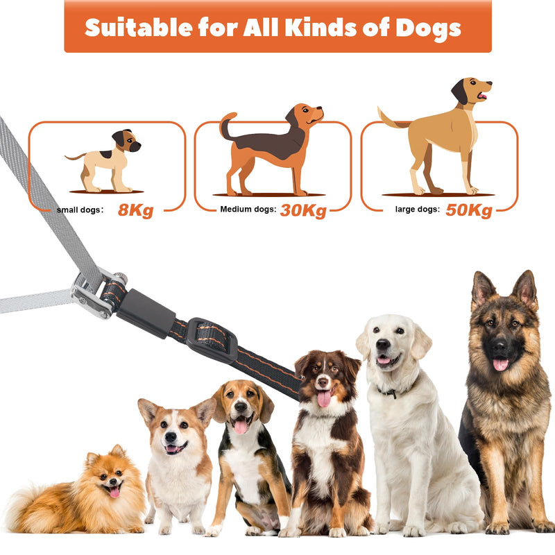 The Newest Two Dog Leash No Tangle Attachment【Compatible with All Retractable Leash】, ALL Adjustable Dual Dog Leash for Large Medium Small dog,Best Double Leash for Your Two Dogs - PawsPlanet Australia