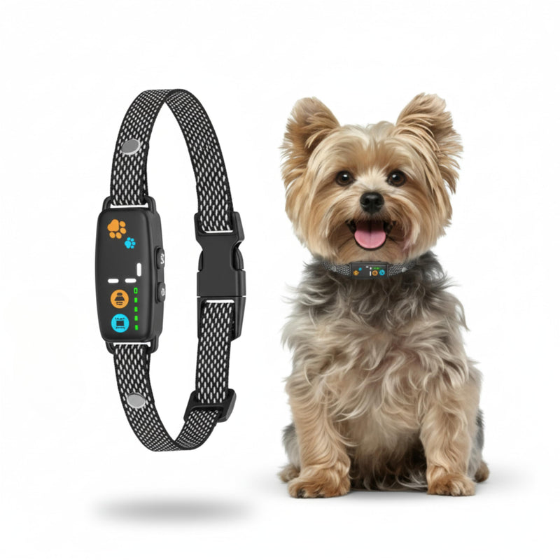 Smart Dog Bark Collar for Small & Medium Dogs (8–50 lbs) – Automatic Bark Control with Beep & Vibration, 7 Sensitivity Levels, Rechargeable & Waterproof, Adjustable Fit