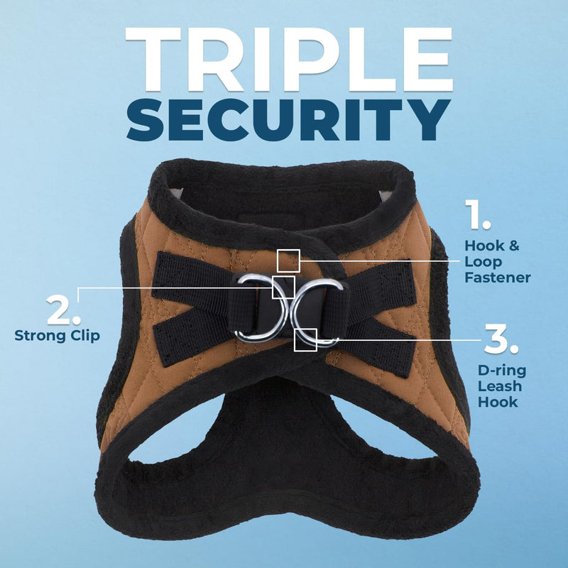 Voyager Step-In Plush Dog Harness – Soft Plush, Step In Vest Harness for Small and Medium Dogs by Best Pet Supplies - Harness (Beige Plush), M (Chest: 16 - 18") Harness (Beige Plush) M (Chest: 16 - 18") - PawsPlanet Australia
