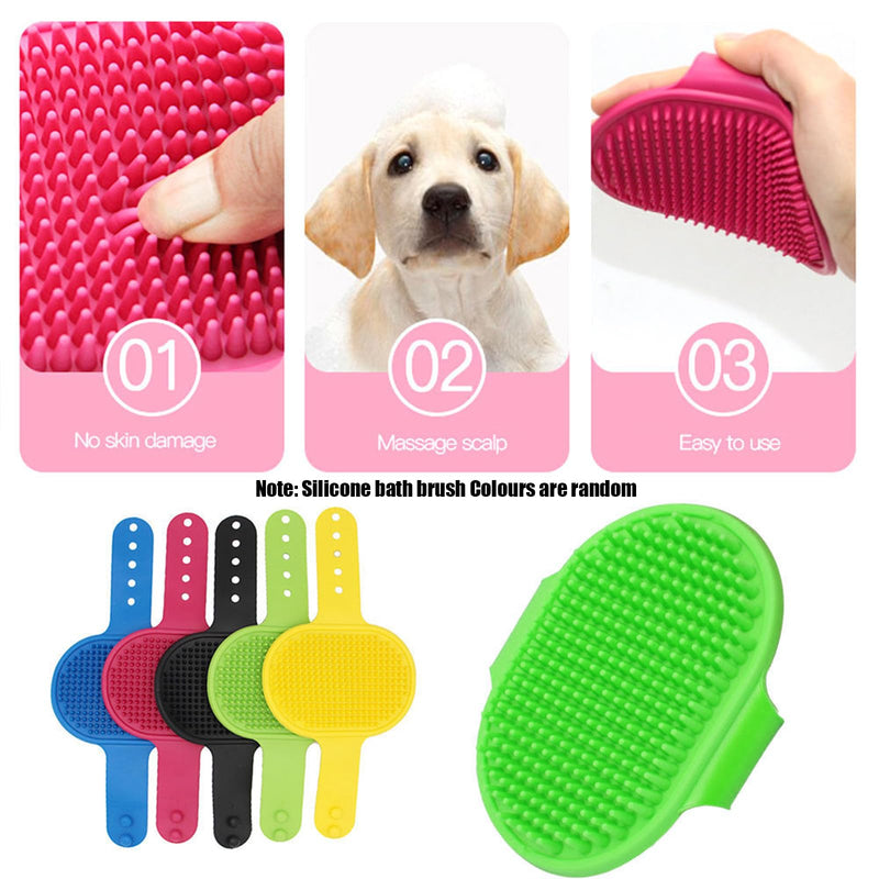 Adjustable Multifunctional Anti-Bite Shower net Bag，Cat Grooming Mesh Bag, Cat Bathing Bag，Cat Bath Brush and Cat Nail Clipper (A-Grey) A-Grey - PawsPlanet Australia