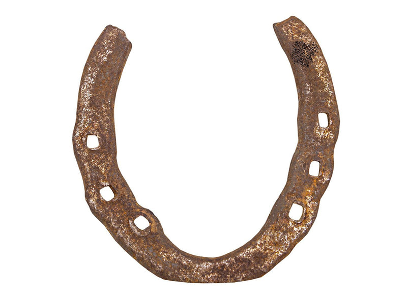 Cast Iron Good Luck Black Horse Shoe