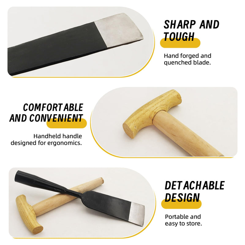 Steel Hoof Trim Shovel,Manganese Steel Horseshoe Shovel Firm Durable Hoof Tool，Clipping Trimming Shovel for Livestock Farm