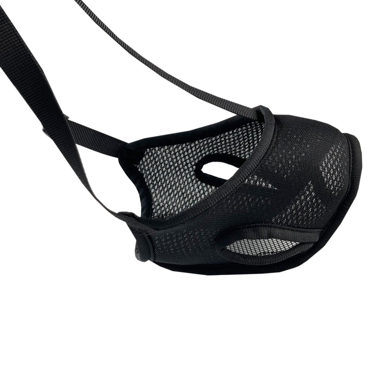 Dog Muzzle – Mesh Soft Muzzle for Small Medium Large Sized Dogs, Adjustable for No Bark, Scavenging, Licking & Chewing, Prevent Biting, Black (XL) XL - PawsPlanet Australia