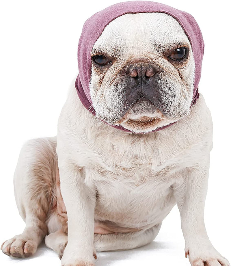 Dog Ears Cover for Bathing Drying and Grooming, Pet Hood for Anxiety Relief and Calming, Dog Ear Protector, Snood and Head Wear (Large Size)