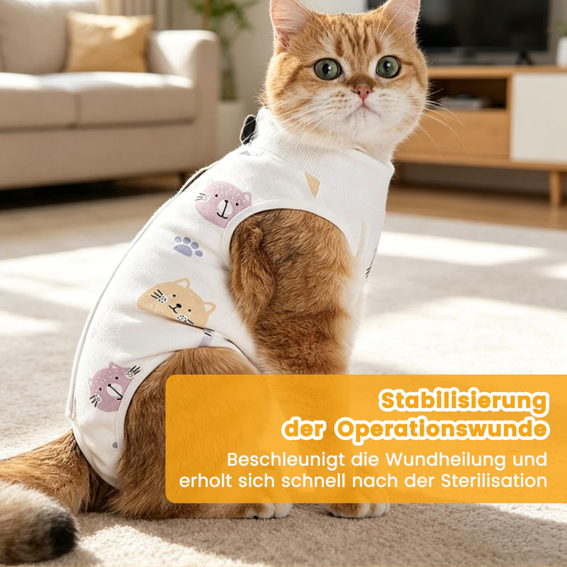 Cat Surgery Recovery Suit, Cat Body After Surgery, Anti-Leaking Cat Bodysuit, Castration Pet Medical Surgical Shirt, Surgery Recovery Suits, for Sterilisation, Weaning & Hau