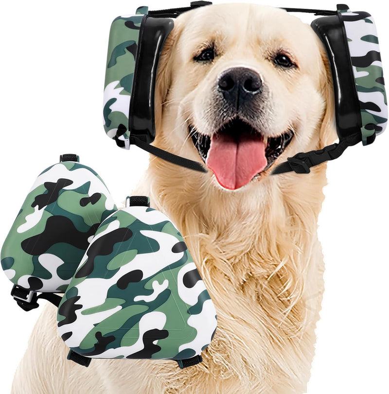 Dog Ear Muffs,Dog Ear Muffs Noise Protection,Noise Cancelling Headphones for Dogs, Ear & Hearing Protection for Thunder, Hunting, Tourism(Camouflage Color) Camouflage color