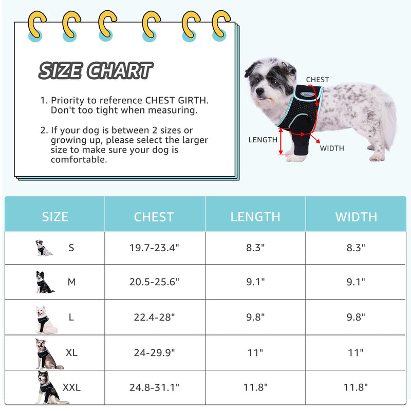 Recovery Sleeve for Dogs, Front Leg Protection After Surgery, Dog Leg Sleeve to Stop Licking, Bite and Keep Dry, Machine Washable Waterproof Abrasion Resistant Dog Recovery Sleeve (S) Small Single Leg - PawsPlanet Australia