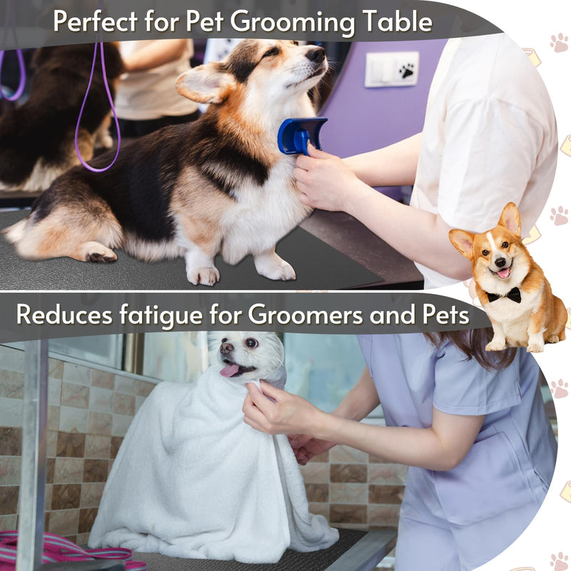 Dog Grooming Table Mat, (24x36inch) Dog Grooming Table Mat Pad Non-Slip, Pet Grooming Table Mat for Grooming Dogs at Home, Pet Groomers Table Mat, Easy-Clean Durability - PawsPlanet Australia