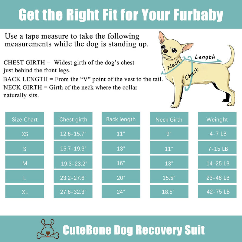 CuteBone Dog Surgery Recovery Suit Cat Surgical Onesie Female Body Suits Male Prevent Pet from Licking Wounds Medium Skull - PawsPlanet Australia