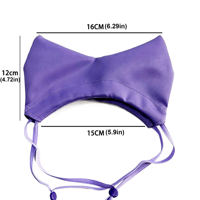 Protective shower cap for cat grooming and forced drying device to calm accessories, ear protectors, cat hearing protection, cat accessories
