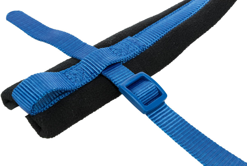 Trixie 20422 Premium Harness L-XL 70-100 cm/ 25 mm Blue Large-XL 70-100 cm/25 mm - PawsPlanet Australia
